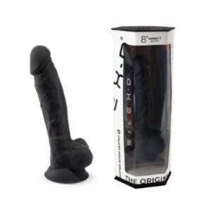 Silexd 8" Model 1 Black Dildo