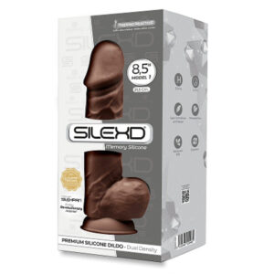 Silexd 8.5" Model 1 Brown Dildo