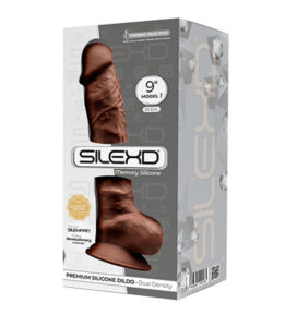 Silexd 9" Model 1 Brown Dildo