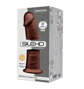 Silexd 9" Model 2 Brown Dildo