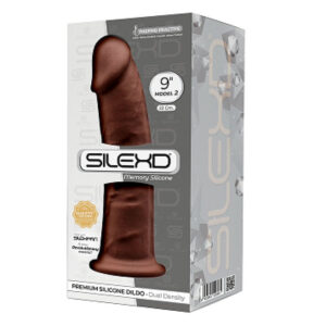 Silexd 9" Model 2 Brown Dildo