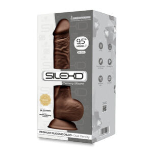 Silexd 9.5" Model 1 Brown Dildo