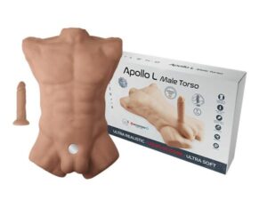 Silexd Apollo L Liquid Silicone Torso + 7" Dildo Caramel Masturbator Silexd Apollo L Liquid Silicone Torso + 7" Dildo Caramel Masturbator