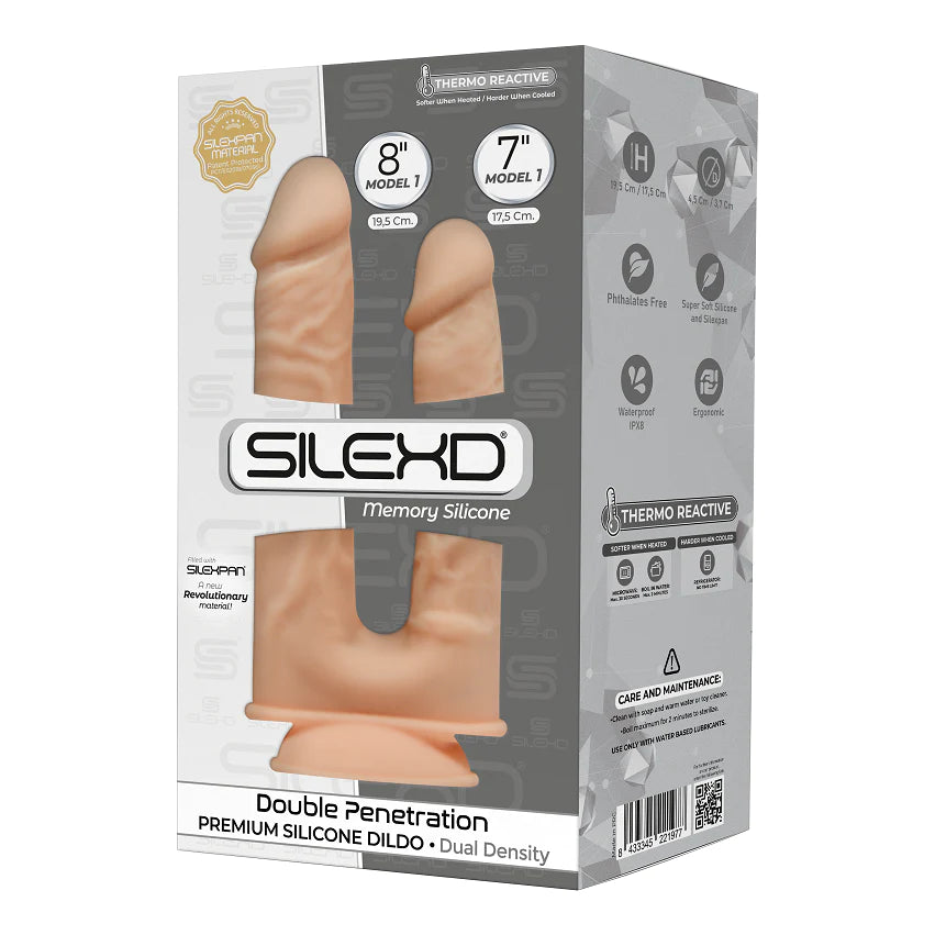 Silexd Double Penetration 8" + 7"