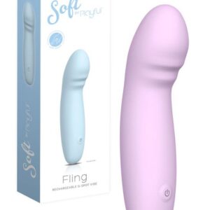 Soft by Playful Fling Rechargeable G-Spot Vibrator Purple