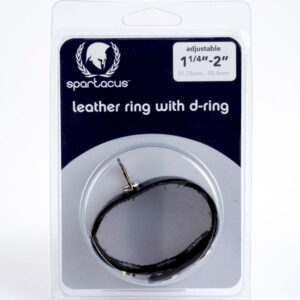 Spartacus Leather Ring with D-Ring