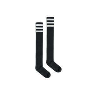 Striped Thigh High Socks