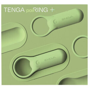 Tenga Pairing+ Powerful Vibrating Couples Ring - Lime