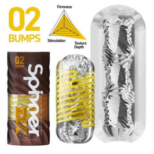 Tenga Spinner Dx 02 Bumps Rotating Masturbator