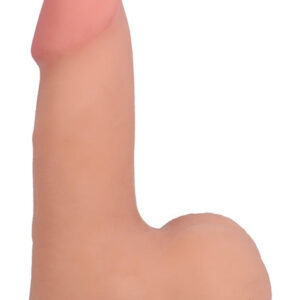 The Realistic Cock - With Removable Vac-U-Lock Suction Cup - ULTRASKYN - 5 Inch (with balls) Vanilla