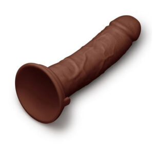 Together Tones 8.5 in. Realistic Dildo - Dark
