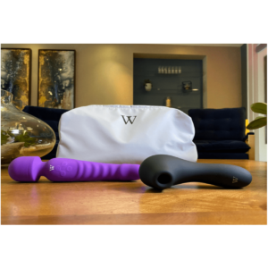 Venus Dual-Head Wand Vibrator/Soft Dildo X Drusilla - Magic Tongue Vibrator