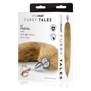 WhipSmart Furry Tales Brown Fox Tail Metal Butt Plug 6.3cm WhipSmart Furry Tales Brown Fox Tail Metal Butt Plug 6.3cm