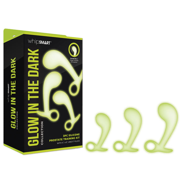 WhipSmart Glow In The Dark Prostate Training Kit - Set of 3 Massagers