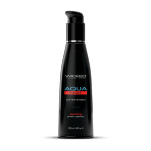 Wicked Aqua Heat - Warming Water Based Lubricant - 120 ml (4 oz) Bottle