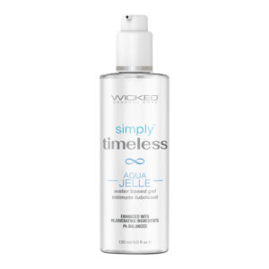 Wicked Simply Timeless Aqua Jelle Water-Based Anal Lubricant 120ml
