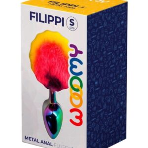 Wooomy Filippi Fluffy Rainbow Metal Plug S