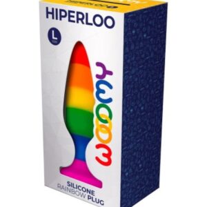 Wooomy Hiperloo Silicone Rainbow Plug L