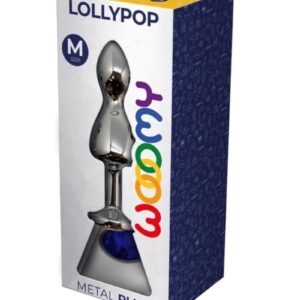 Wooomy Lollypop Double Ball Metal Plug Blue M