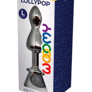 Wooomy Lollypop Double Ball Metal Plug White L