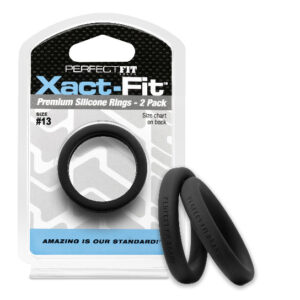 Xact-Fit #13 1.3in Silicone Erection Ring 2-Pack, Perfect Fit