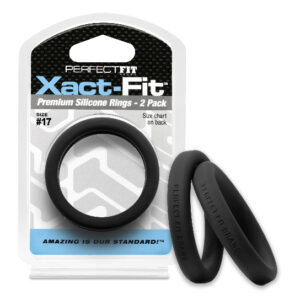 Xact-Fit #17 1.7in Silicone Erection Ring 2-Pack, Perfect Fit