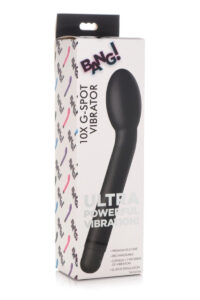 XR Brands Bang! 10X G-Spot Rechargeable Vibrator - Black