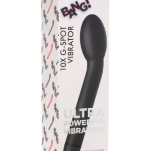 XR Brands Bang! 10X G-Spot Rechargeable Vibrator - Black