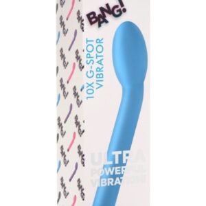 XR Brands Bang! 10X G-Spot Rechargeable Vibrator - Blue