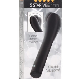 XR Brands Inmi Shegasm 5 Star Come Hither G-Spot Vibrator - Black