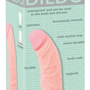You2Toys Medical Silicone 8" Curved Dildo - Flesh