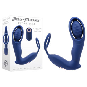 Zero Tolerance EXTRA MILE - Blue USB Rechargeable Vibrating Prostate Massager Zero Tolerance EXTRA MILE - Blue USB Rechargeable Vibrating Prostate Massager